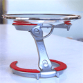 trivae, lid holder, pot lid holder, inverted lid storage, inverted lid holder, lid stand, lid rest, pizza stand, cake stand, serving stand, display stand, kitchen tool, kitchen gadget, lid caddy, pot lid caddy