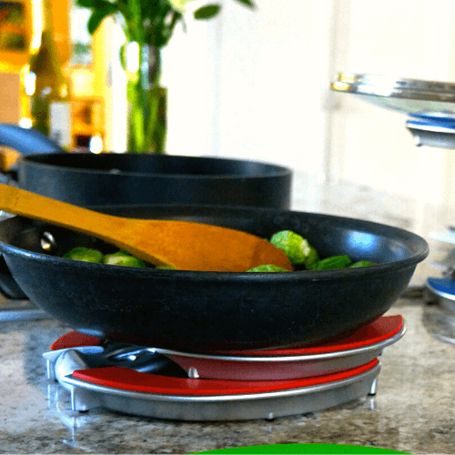 trivae, trivet, single trivet, standard trivet, expandable trivet, hot pad holder, hot pot holder, pot holder, pot rest, metal trivet, heat resistant trivet